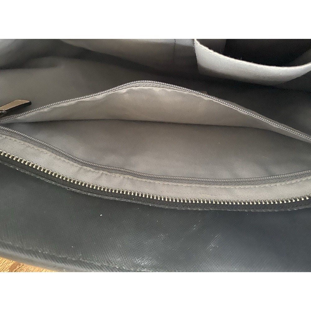 Designer Authentic Coach Purse Black Large Defects On Handle - Picture 6 of 8